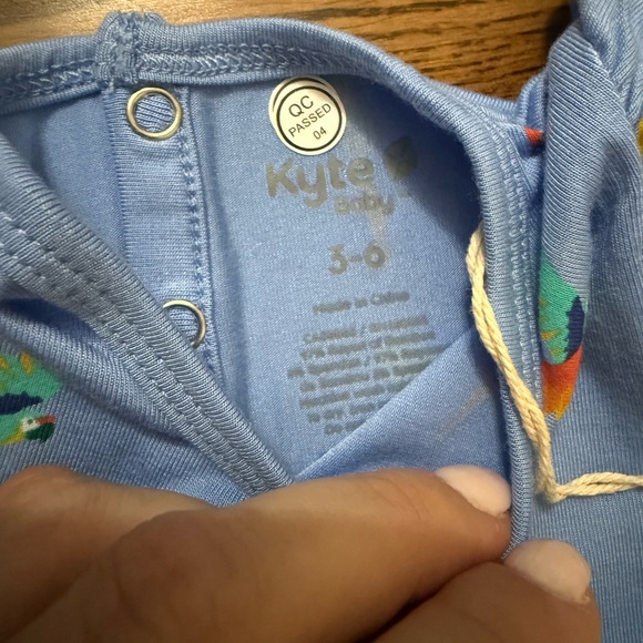 NWT Kyte Baby Macaw Bodysuit Twirl Dress Size 3-6 Month - Picture 2 of 4
